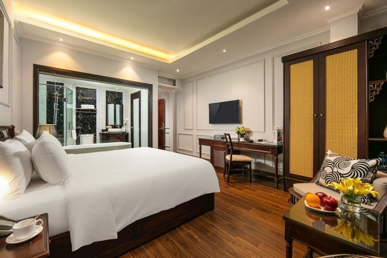 Salute Premium Hotel & Spa Hanoi Exterior foto