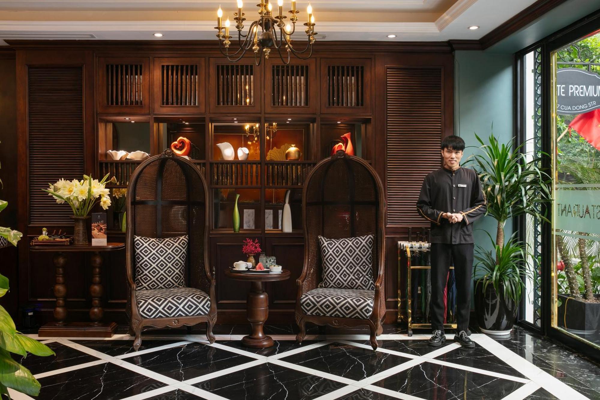 Salute Premium Hotel & Spa Hanoi Exterior foto
